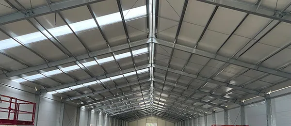 Gallinero de estructura de acero de 2737m² (Polonia)
