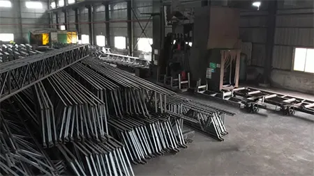 Soldadura y enderezamiento de vigas en H