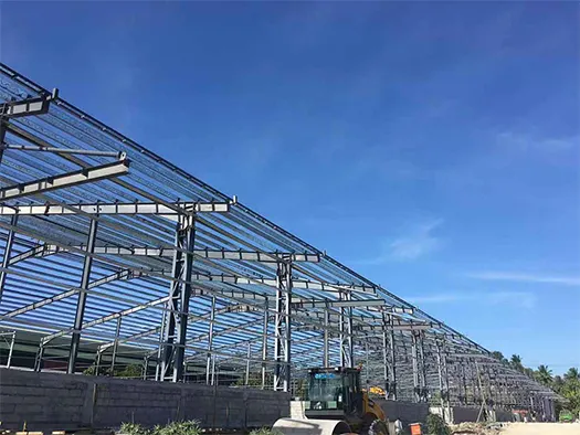 Centro logístico de almacén con estructura de acero de 9855m² (Davao, Filipinas)