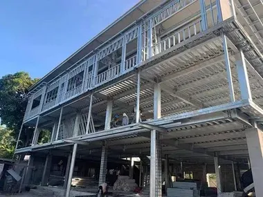 Hospital de estructura de acero de 3 plantas y 1480m² (Oceanía)