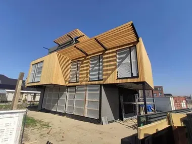 Edificio residencial de estructura de acero de tres plantas (Países Bajos)