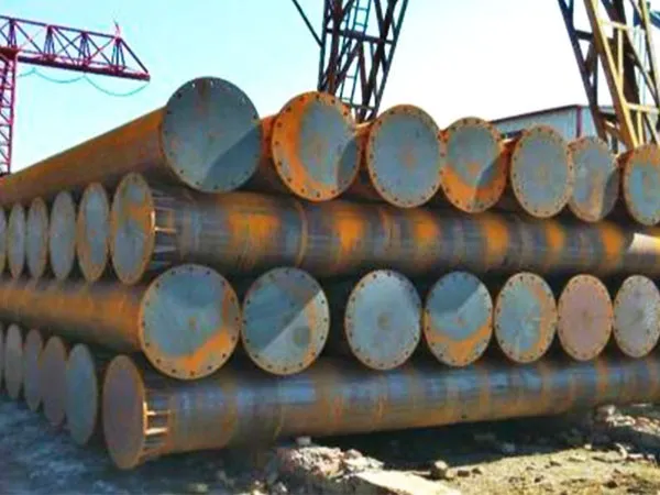 Columna de tubo de acero