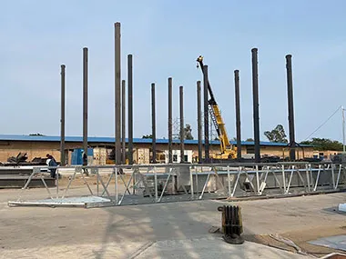 Proyecto de estructura metálica de varios pisos en Venezuela