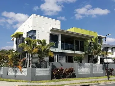 Villa australiana con estructura de acero