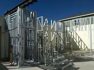 Villa con quilla de acero ligero en Estados Unidos (incluye sótano)