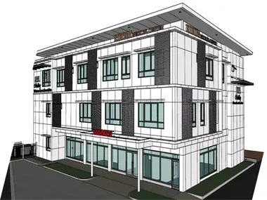 Hospital de tres pisos con estructura de acero en las Islas Salomón