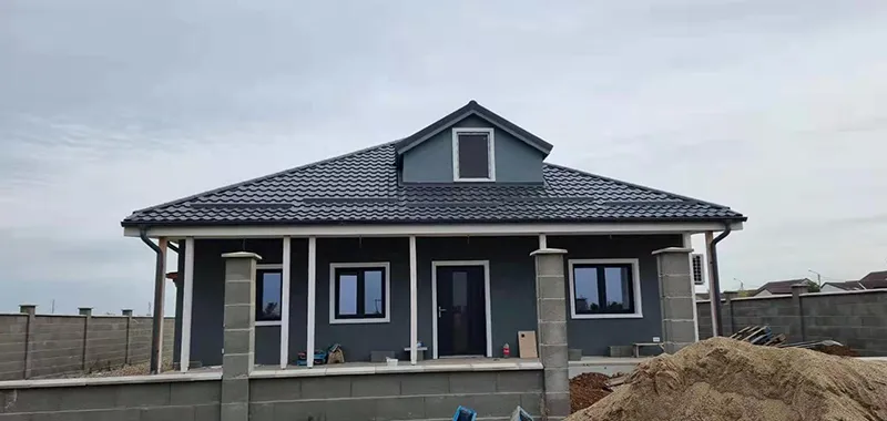 Casa prefabricada de acero ligero de 172m² (Rumania)