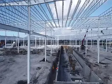 Almacén de varios tramos en México