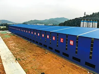 Taller de producción de barras de acero