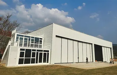 Hangar de estructura de acero de 1183m² (Guangzhou)