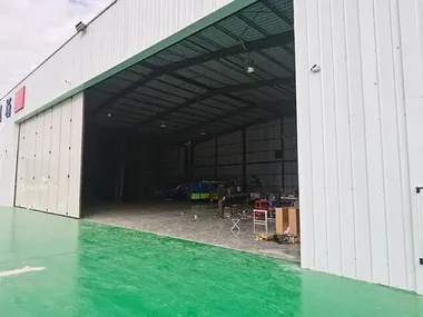 Hangar de estructura de acero de 1183m² (Guangzhou)