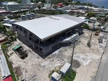 Centro de venta de billetes portuario con estructura de acero de 4744m² (Islas Salomón)