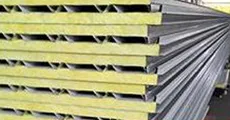 Panel sándwich de lana de vidrio para tejas