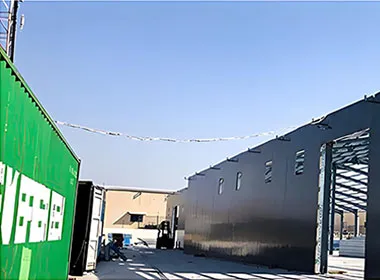 Proyecto de almacén con estructura metálica en Israel