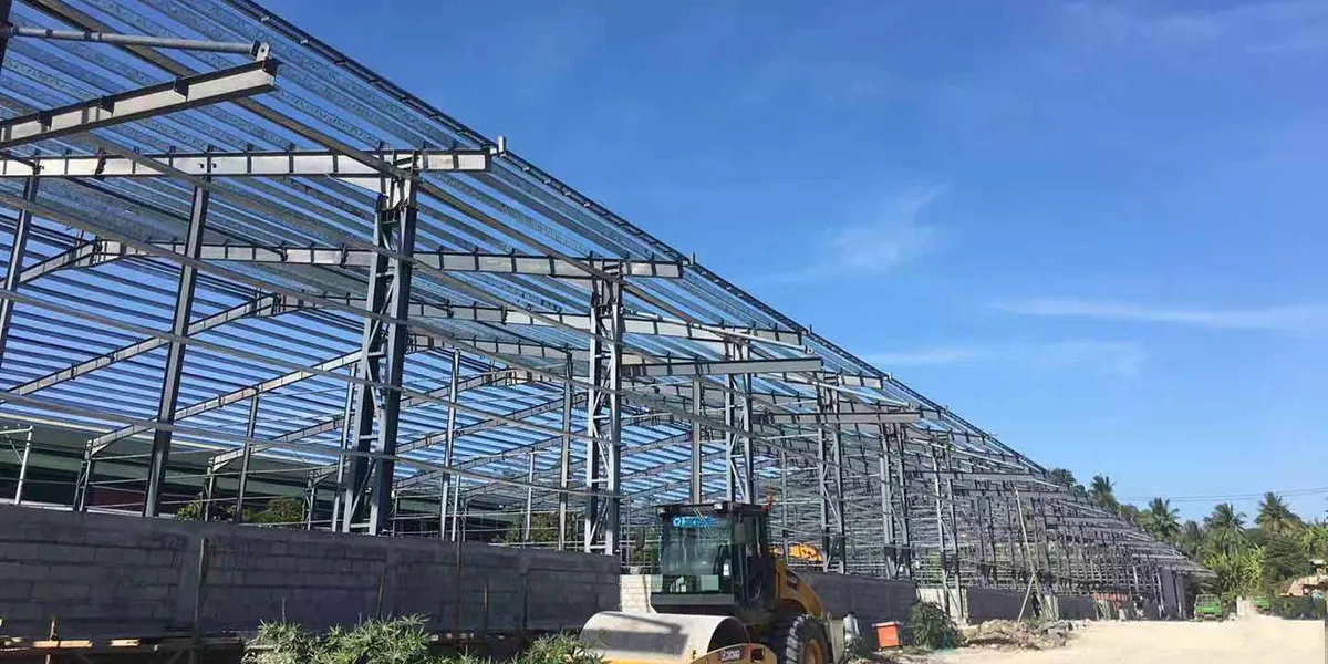 Centro logístico de almacén con estructura de acero de 9855m² (Davao, Filipinas)