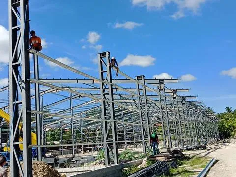Centro logístico de almacén con estructura de acero de 9855m² (Davao, Filipinas)