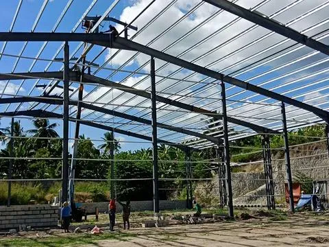 Centro logístico de almacén con estructura de acero de 9855m² (Davao, Filipinas)