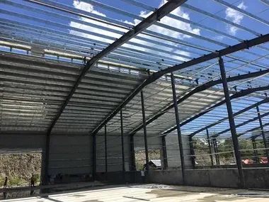 Centro logístico de almacén con estructura de acero de 9855m² (Davao, Filipinas)