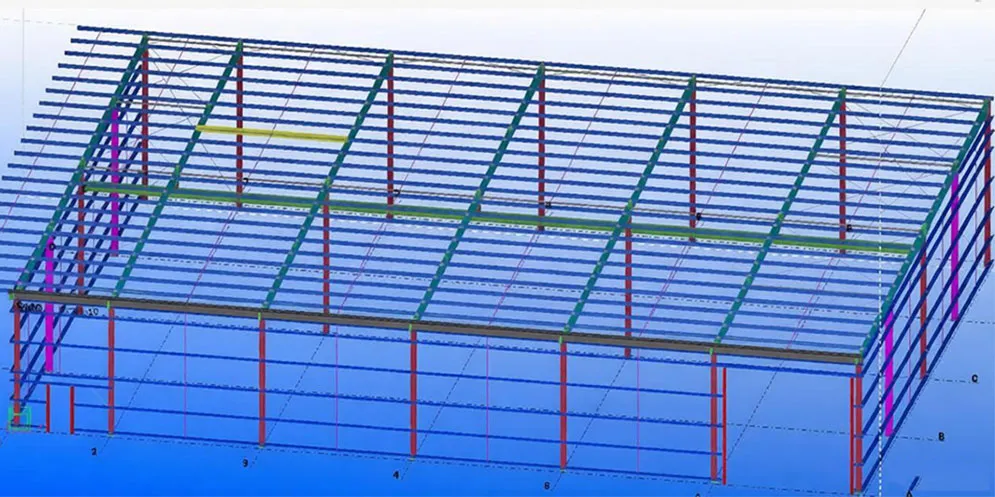 Proyecto de taller con estructura metálica en México