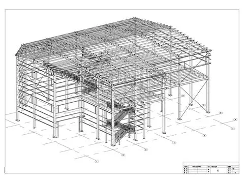 Almacén de acero de 1749m² con entrepiso (Doha, Qatar)