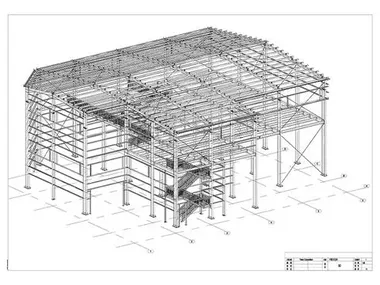 Almacén de acero de 1749m² con entrepiso (Doha, Qatar)